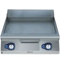 Electrolux Bak-/Grillplaat | e-XP 900 | Gas | Glad Oppervlak 730x700 (Verchroomd) | 90°C/270°C | 20kW | Piëzo Ontsteking | 800x930x250(h)mm