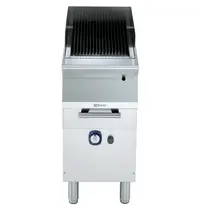 Electrolux Stoomgrill | e-XP 900 | Gas | Oppervlak 316x640 (Gietijzer) | 10kW | Piëzo Ontsteking | Uitneembare Waterlade | 400x930x850/900(h)mm