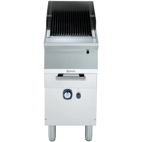 Stoomgrill | e-XP 900 | Gas | Oppervlak 316x640 (Gietijzer) | 10kW | Piëzo Ontsteking | Uitneembare Waterlade | 400x930x850/900(h)mm