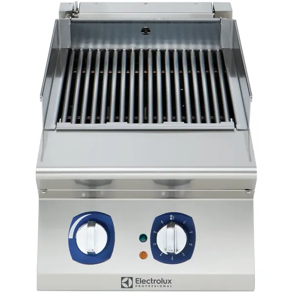 High Power Stoomgrill | e-XP 900 | Elektrisch | Oppervlak 345x598 (RVS) | 5.8kW (400V) | Vulkraan | 400x930x250(h)mm