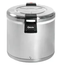 Bartscher Rijstverwarmer | RVS | 8.5kg/21L Gekookte Rijst | 65°C | 0.11kW (230V) | 400x465x395(h)mm