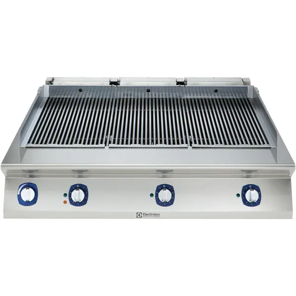 High Power Stoomgrill | e-XP 900 | Elektrisch | Oppervlak 1065x598 (RVS) | 17.4kW (400V) | Vulkraan | 1200x930x250(h)mm
