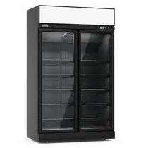 CombiSteel Koelkast | INS | 1000L | Zwart | 0°C/+10°C | Geforceerd | Draaideuren | Wielen (Geremd) | 1235x710x2092(h)mm