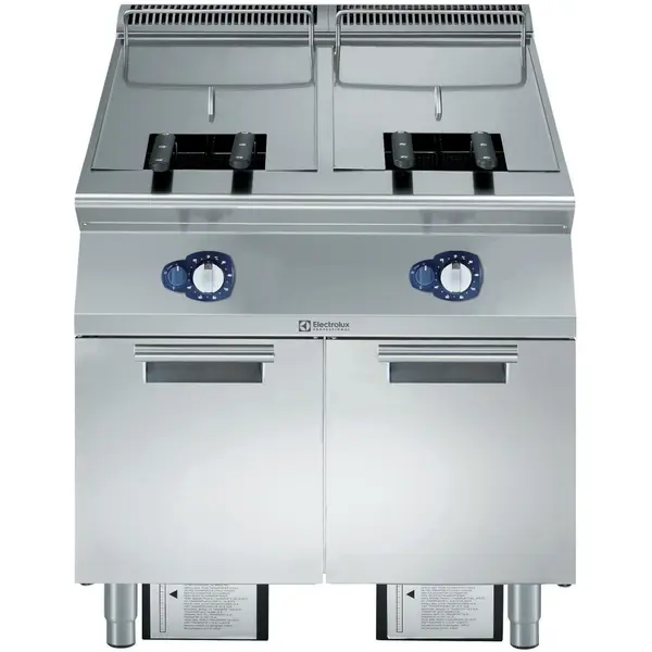 Friteuse | e-XP 900 | Gas | 23+23L | 120°C/190°C | 42kW | Piëzo Ontsteking | Aftapkranen | 800x930x850/900(h)mm