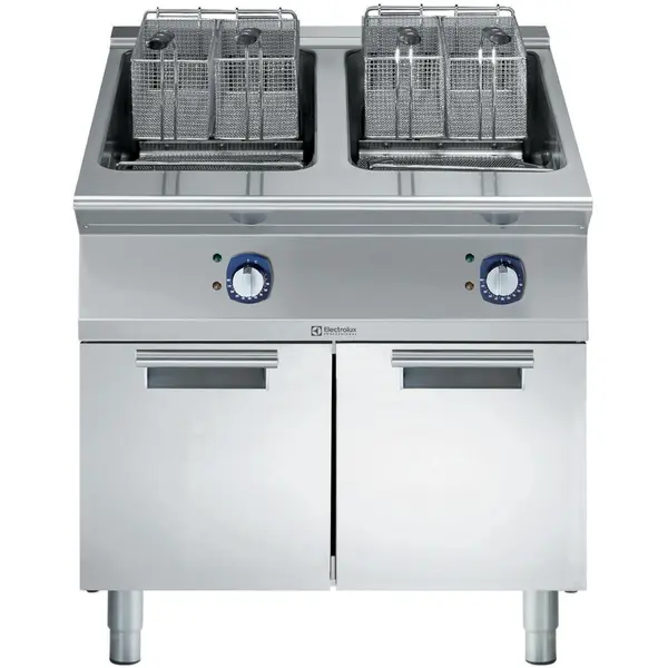 Friteuse | e-XP 900 | Elektrisch | 18+18L | 105°C/185°C | 33kW (230V-3F) | Aftapkranen | 800x930x850/900(h)mm