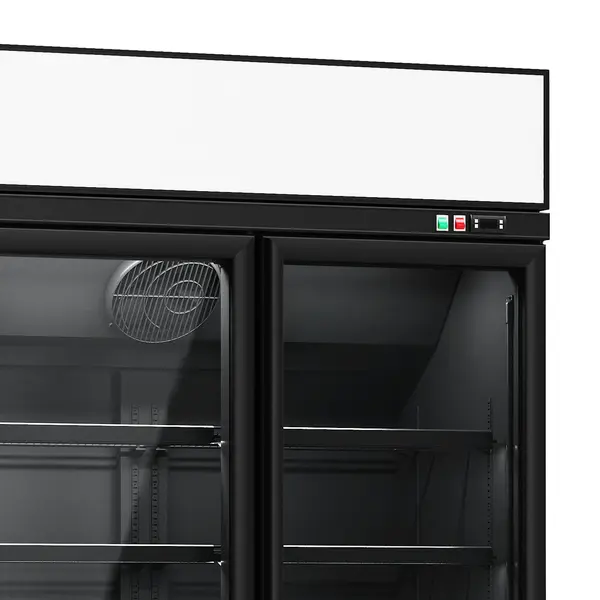 Koelkast | INS | 1530L | Zwart | 0°C/+10°C | Geforceerd | Draaideuren | Wielen (Geremd) | 1880x710x2092(h)mm