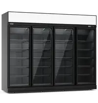 CombiSteel Koelkast | INS | 2060L | Zwart | 0°C/+10°C | Geforceerd | Draaideuren | Wielen (Geremd) | 2508x710x2092(h)mm 