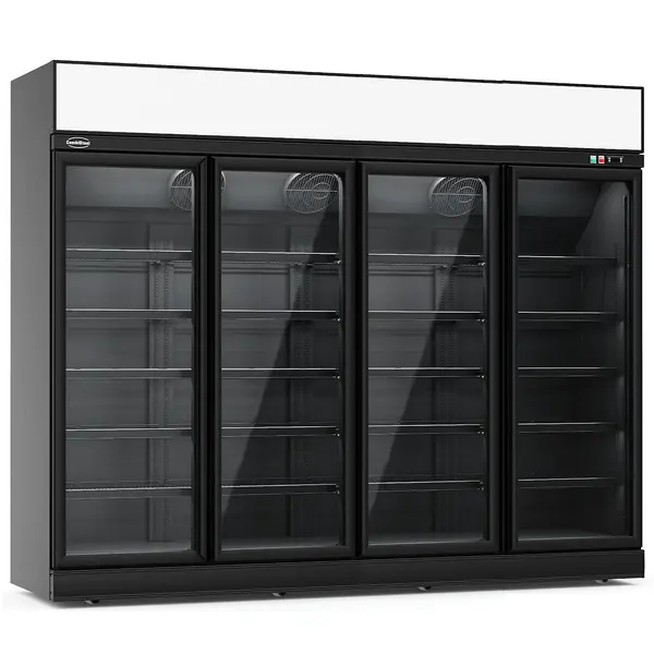 Koelkast | INS | 2060L | Zwart | 0°C/+10°C | Geforceerd | Draaideuren | Wielen (Geremd) | 2508x710x2092(h)mm