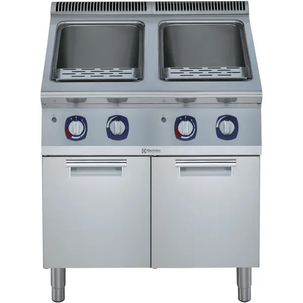 Pastakoker | e-XP 900 | Elektrisch | 40+40L | 20kW (400V) | Vulkranen + Aftapkranen | 800x930x850/900(h)mm