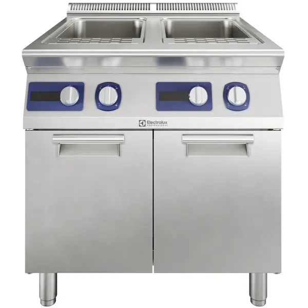 Pastakoker | e-XP 900 | Elektrisch | 40+40L | 20kW (400V) | Vulkranen + Aftapkranen | 800x930x850/900(h)mm