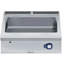 Electrolux Bain-Marie | e-XP 900 | Gas | 2x 1/1 GN + 2x 1/3 GN | 30°C/90°C | 6.2kW | Piëzo Ontsteking | 800x930x250(h)mm
