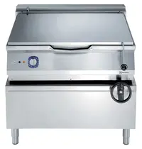 Electrolux Kantelbare Braadpan | e-XP 900 | Elektrisch | 80L | 80°C/300°C | 13kW (400V) | Vulkraan | 800x930x850/900(h)mm