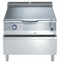 Electrolux Kantelbare Braadpan | e-XP 900 | Gas | 80L | 80°C/300°C | 21kW/0.1kW (230V) | Piëzo Ontsteking | Vulkraan | 800x930x850/900(h)mm