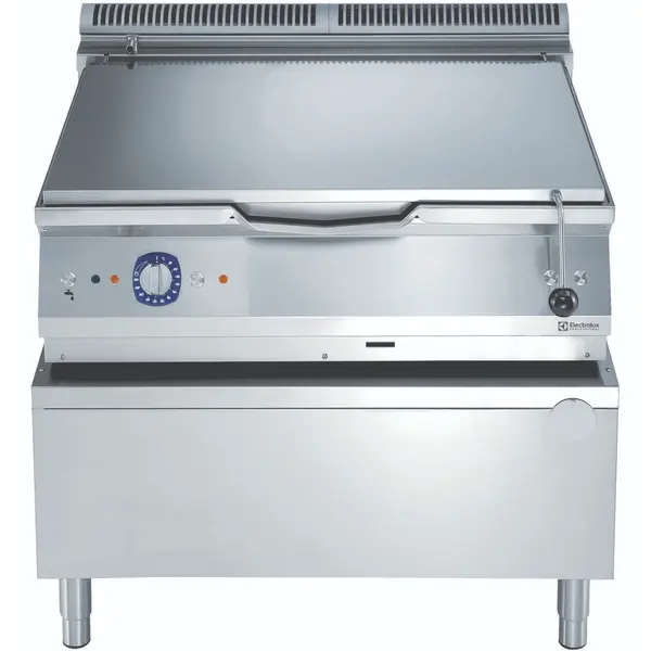 Kantelbare Braadpan | e-XP 900 | Gas | 80L | 80°C/300°C | 21kW/0.1kW (230V) | Piëzo Ontsteking | Vulkraan | 800x930x850/900(h)mm