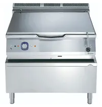Electrolux Kantelbare Braadpan | e-XP 900 | Gas | 100L | 80°C/300°C | 27kW/0.1kW (230V) | Piëzo Ontsteking | Vulkraan | 1000x930x850/900(h)mm