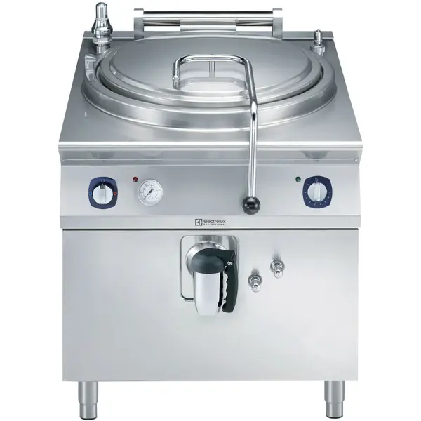Kookketel | e-XP 900 | Elektrisch | 100L | Indirecte Verhitting | 21.5kW (400V) | Vulkraan (Warm/Koud) + Aftapkraan | 800x930x850/900(h)mm