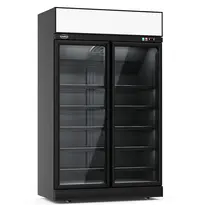 CombiSteel Vrieskast | INS | 960L | Zwart | -18°C/-22°C | Geforceerd | Draaideuren | Wielen (Geremd) | 1253x710x2092(h)mm 