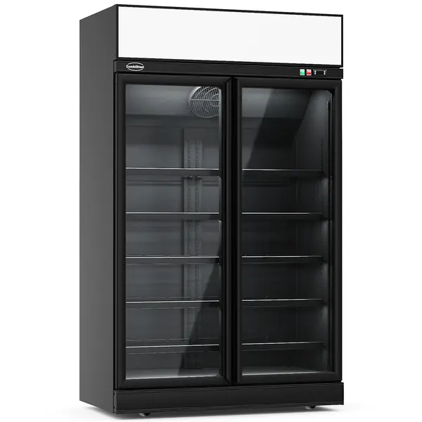 Vrieskast | INS | 960L | Zwart | -18°C/-22°C | Geforceerd | Draaideuren | Wielen (Geremd) | 1253x710x2092(h)mm