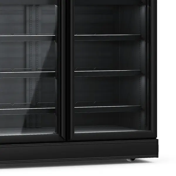 Vrieskast | INS | 960L | Zwart | -18°C/-22°C | Geforceerd | Draaideuren | Wielen (Geremd) | 1253x710x2092(h)mm