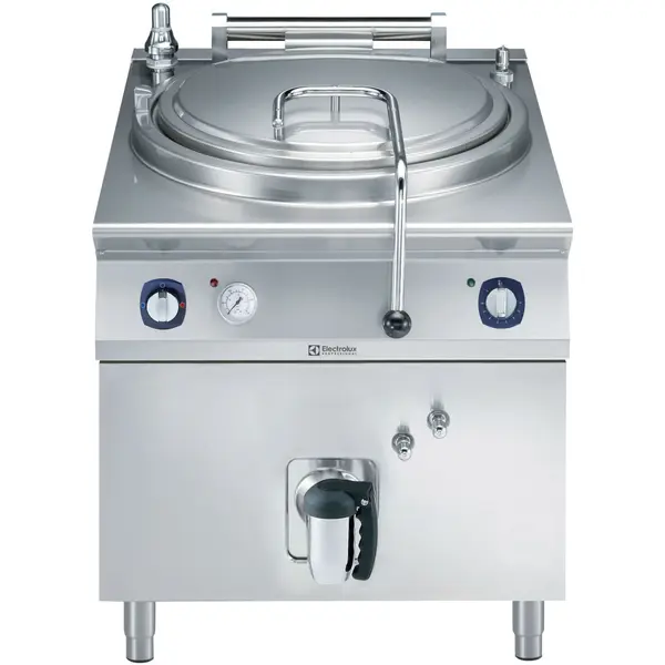 Kookketel | e-XP 900 | Elektrisch | 150L | Indirecte Verhitting | 21.5kW (400V) | Vulkraan (Warm/Koud) + Aftapkraan | 800x930x850/900(h)mm
