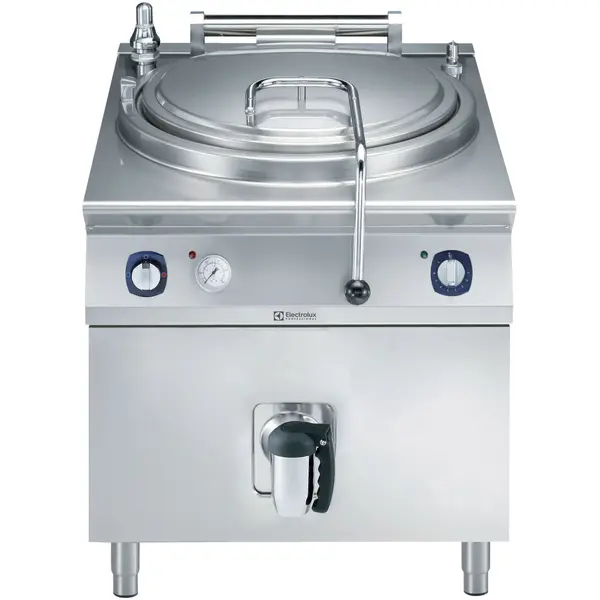 Kookketel | e-XP 900 | Elektrisch | 150L | Indirecte Verhitting | 21.5kW (400V) | Vulkraan (Warm/Koud) + Aftapkraan | 800x930x850/900(h)mm