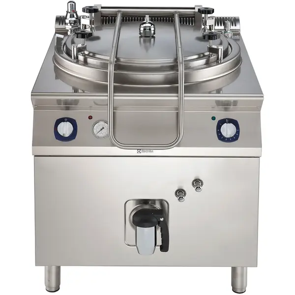 Kookketel | e-XP 900 | Elektrisch | 150L | Indirecte Verhitting | 21.5kW (400V) | Vulkraan (Warm/Koud) + Aftapkraan | 800x930x850/900(h)mm
