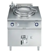 Electrolux Kookketel | e-XP 900 | Elektrisch | 60L | Indirecte Verhitting | 9.4kW (400V) | Vulkraan (Warm/Koud) + Aftapkraan | 800x930x850/900(h)mm