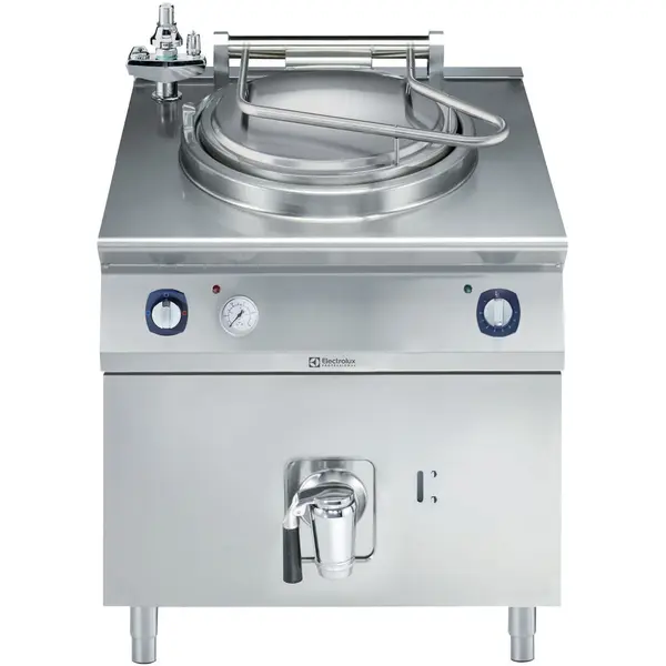 Kookketel | e-XP 900 | Elektrisch | 60L | Indirecte Verhitting | 9.4kW (400V) | Vulkraan (Warm/Koud) + Aftapkraan | 800x930x850/900(h)mm