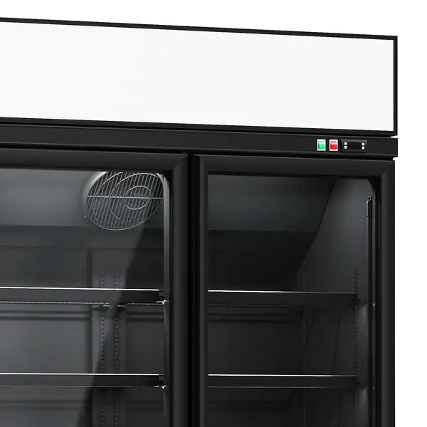 Vrieskast | INS | 2060L | Zwart | -18°C/-22°C | Geforceerd | Draaideuren | Wielen (Geremd) | 2508x710x2092(h)mm
