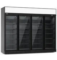 CombiSteel Vrieskast | INS | 2060L | Zwart | -18°C/-22°C | Geforceerd | Draaideuren | Wielen (Geremd) | 2508x710x2092(h)mm 
