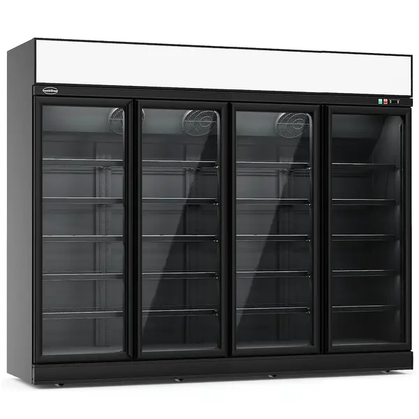 Vrieskast | INS | 2060L | Zwart | -18°C/-22°C | Geforceerd | Draaideuren | Wielen (Geremd) | 2508x710x2092(h)mm