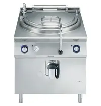 Electrolux Kookketel | e-XP 900 | Gas | 100L | Indirecte Verhitting | 21kW/0.1kW (230V) | Piëzo Ontsteking | Vulkraan (Warm/Koud) + Aftapkraan | 800x930x850/900(h)mm