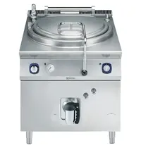Electrolux Kookketel | e-XP 900 | Gas | 150L | Indirecte Verhitting | 24kW/0.1kW (230V) | Piëzo Ontsteking | Vulkraan (Warm/Koud) + Aftapkraan | 800x930x850/900(h)mm