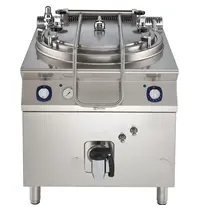 Electrolux Kookketel | e-XP 900 | Gas | 150L | Indirecte Verhitting | 24kW/0.1kW (230V) | Piëzo Ontsteking | Vulkraan (Warm/Koud) + Aftapkraan | 800x930x850/900(h)mm