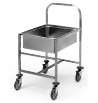 Electrolux Opvangtrolley | Electrolux Frietsnijders 1500kg/u / Groentesnijders 700-2500kg/u & 4000kg/u | Wielen (Geremd) | 560x690x700(h)mm