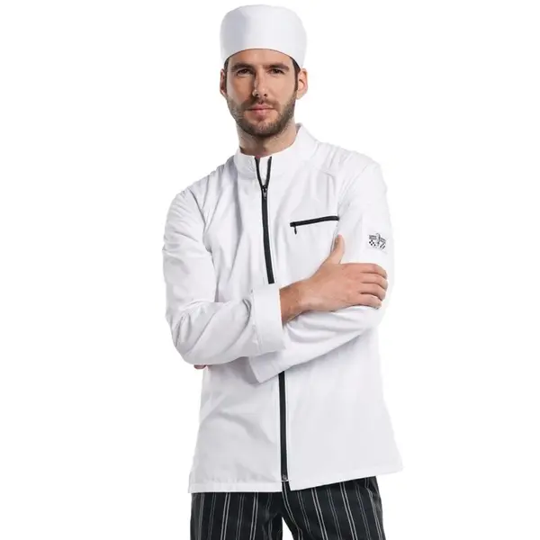 Koksbuis | MODENA | Polyester/Katoen | Wit/Zwart