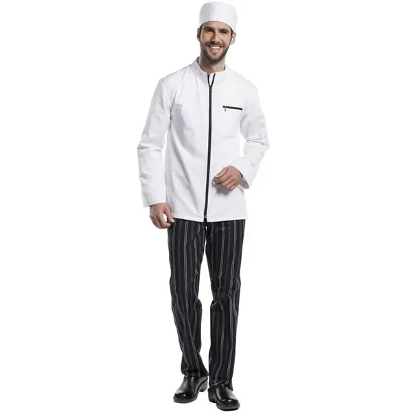 Koksbuis | MODENA | Polyester/Katoen | Wit/Zwart