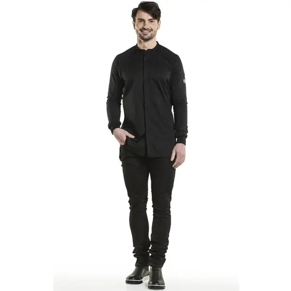 Koksbuis | FRATELLO UFX | Polyester/Katoen | Zwart | Lange Mouw