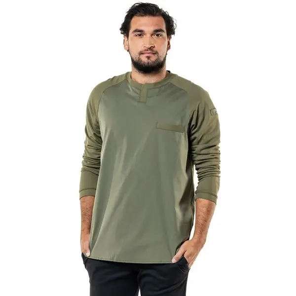 T-shirts | VALENTE UFX | Polyester/Katoen | Groen | Lange Mouw