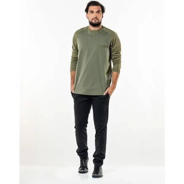 T-shirts | VALENTE UFX | Polyester/Katoen | Groen | Lange Mouw
