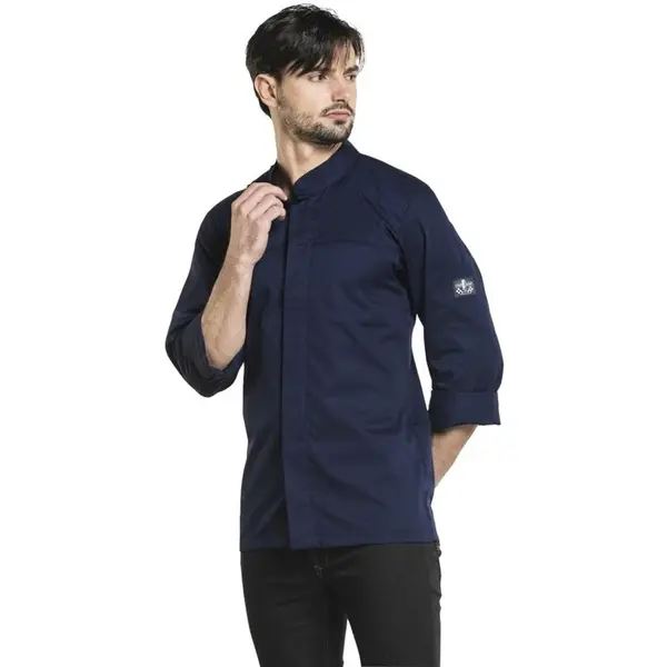 Koksbuis | SALERNO | Polyester/Katoen | Donkerblauw | Lange Mouw