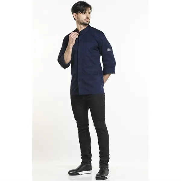 Koksbuis | SALERNO | Polyester/Katoen | Donkerblauw | Lange Mouw