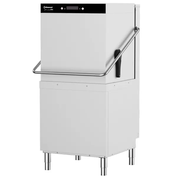 Doorschuifvaatwasser | BEST WASH EVO | Mand 600x500 | Afvoerpomp | Zeeppomp | Naglanspomp | Breaktank | 400V | Dubbelwandig | 788x835x1565/2080(h)mm