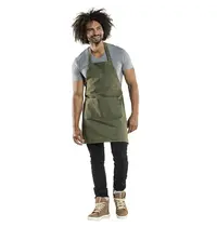 Chaud Devant Halterschort | PURE DENIM | Katoen | Groen | 750x700mm