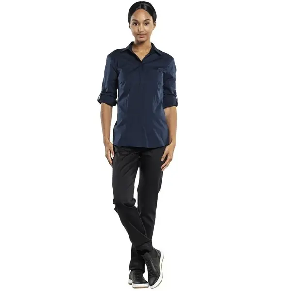 Horecabloes | UFX | Polyester/Katoen | Donkerblauw | Lange Mouw