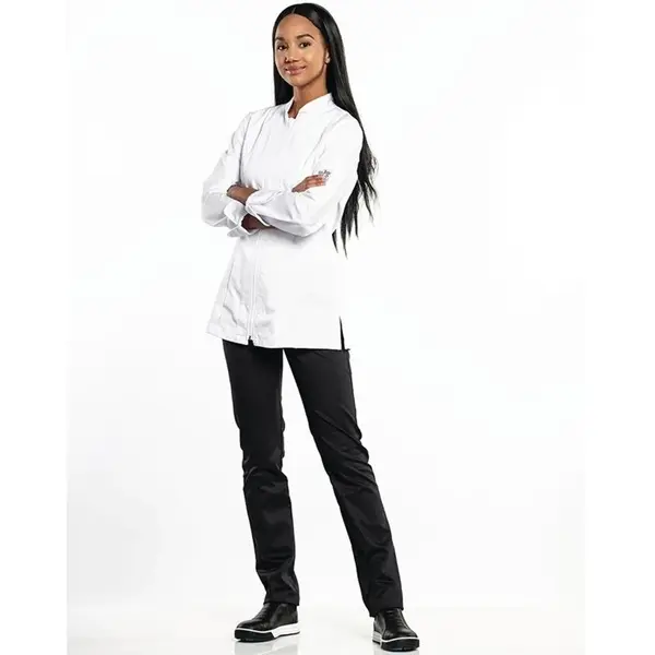 Koksbuis | MONZA | Polyester/Katoen | Wit | Lange Mouw