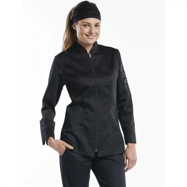 Koksbuis | MONZA | Polyester/Katoen | Zwart | Lange Mouw