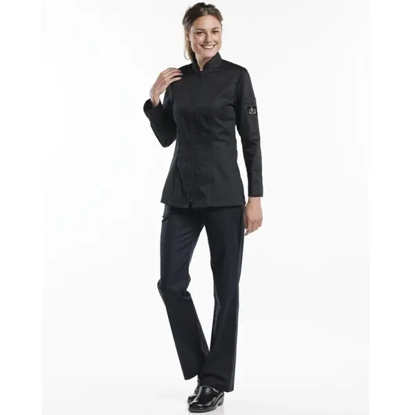 Koksbuis | MONZA | Polyester/Katoen | Zwart | Lange Mouw