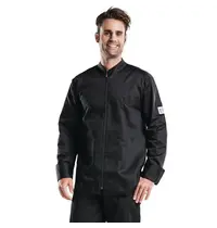 Chaud Devant Koksbuis | MONZA | Polyester/Katoen | Zwart | Lange Mouw