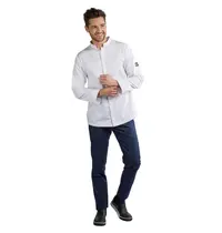 Chaud Devant Koksbuis | SABOR | Katoen/Polyester | Wit | Lange Mouw | Maat 4XL